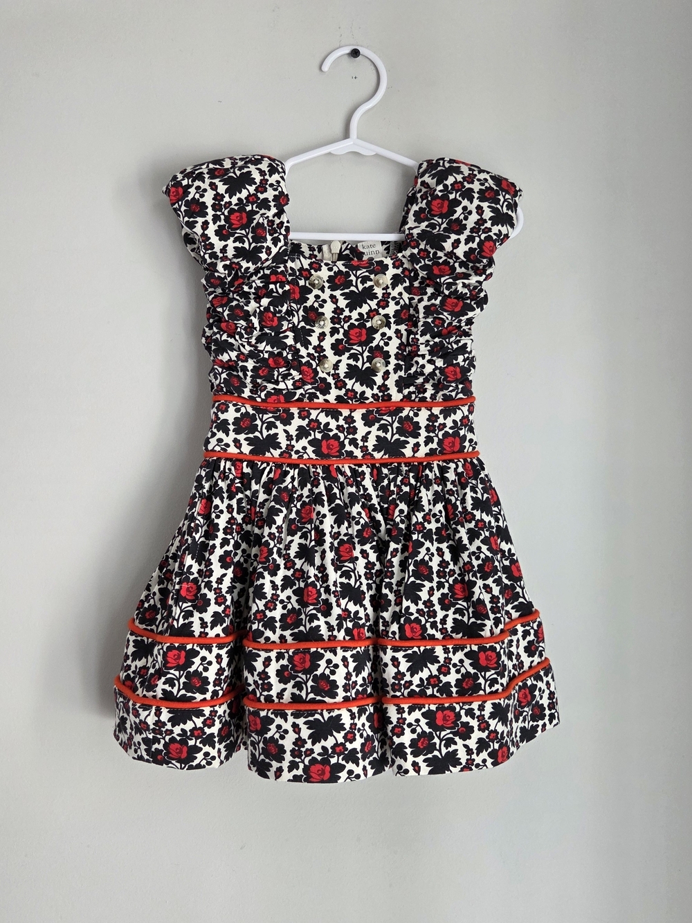 Kate Quinn Floral Puff Sleeve Party Dress